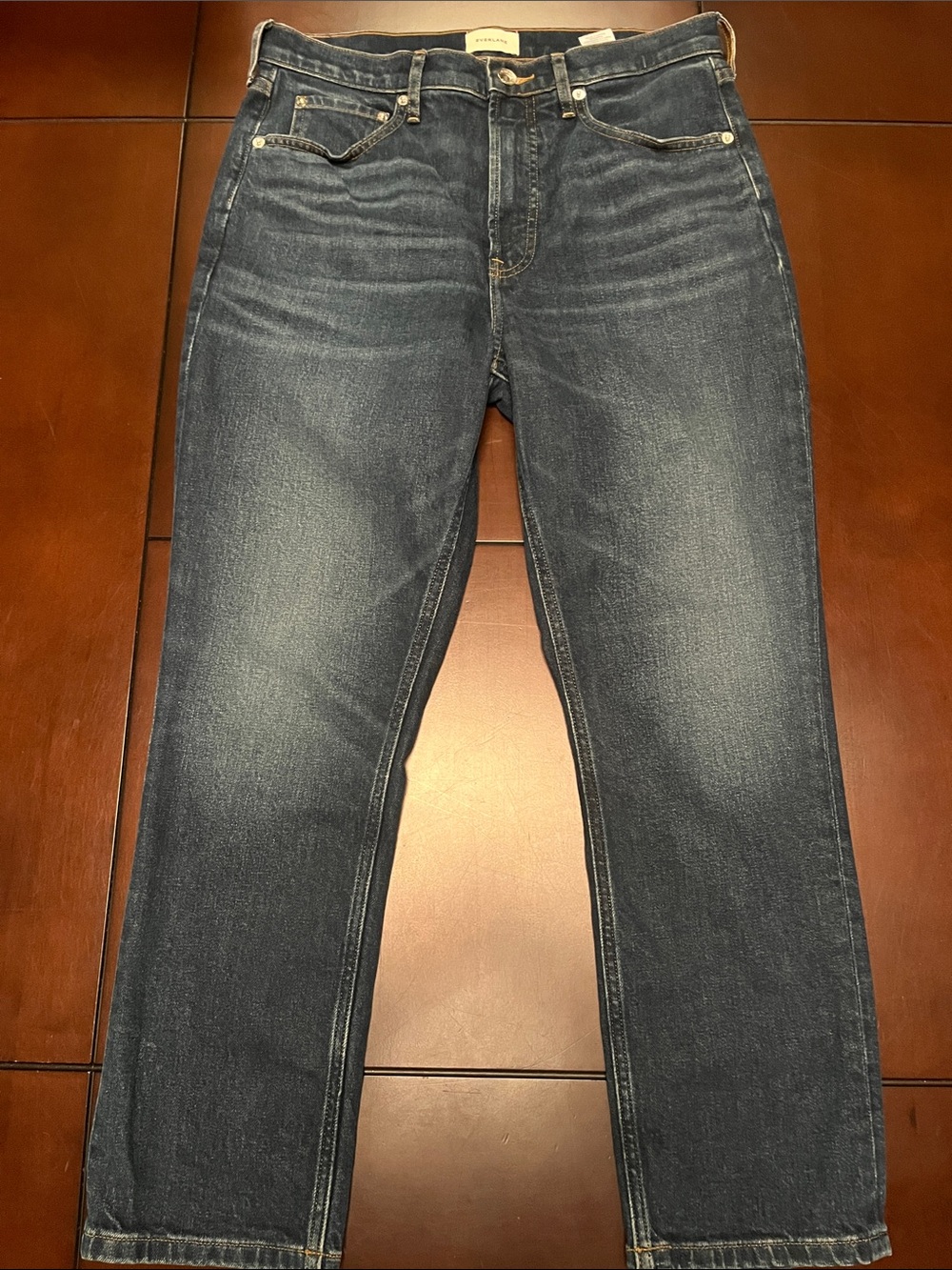 Everlane original cheeky Jean Women's Straight-Leg Jeans organic cotton jeans